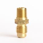 Adaptador de latón HOMEPLUS+ 1/4" Flare x 1/8" macho