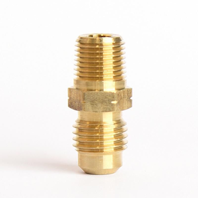 Adaptador de latón HOMEPLUS+ 1/4" Flare x 1/8" macho