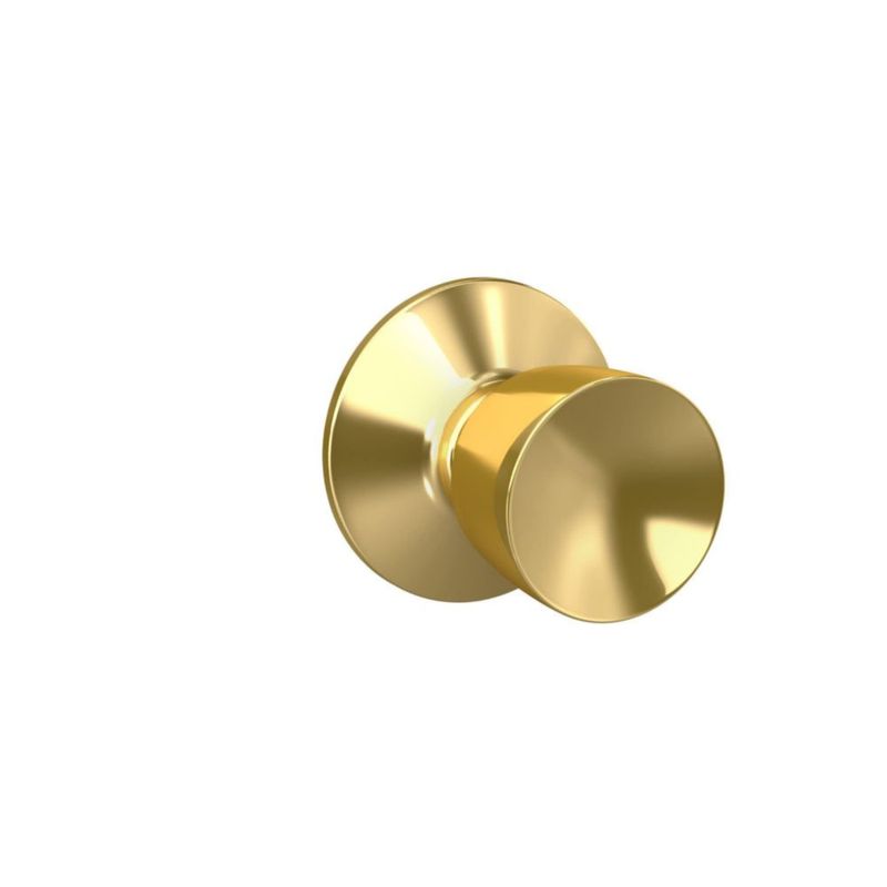 Pomo de puerta SCHLAGE F10 V BEL 605 latón brillante paso