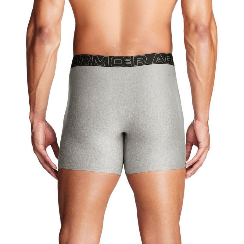 Calzoncillos Under Armour 15 cm Pack de 3 Gris Acero 3XL