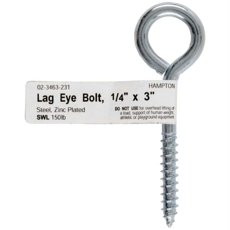 Ejete Lag Thread Hampton de 06 cm x 76 cm acero zincado