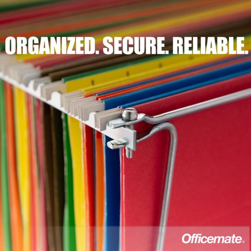 Marco para archivos colgantes Officemate 61‑69 cm paquete de 2 ajustable