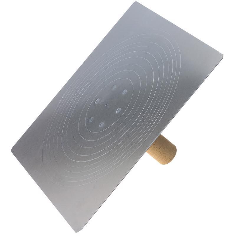 Paleta para Yeso Warner Tool 33x33cm con Mango de Madera y Aluminio