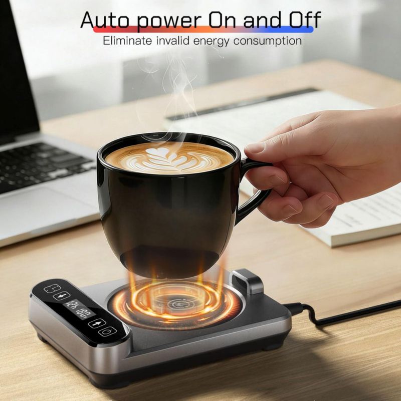 Calentador de Tazas Cafzed con Sensor Infrarrojo y 6 Niveles de Temperatura