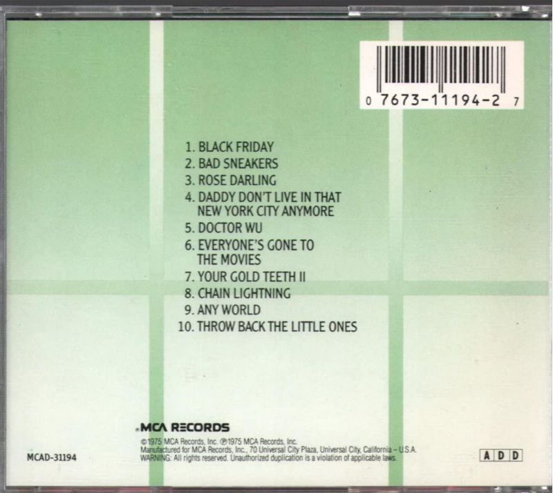 CD MCA Katy Lied