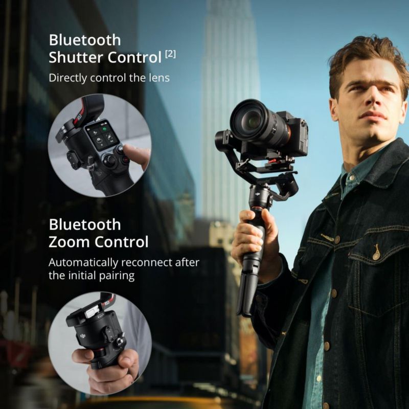 Estabilizador de cámara DJI RS 3 Mini + Kit Mic Mini