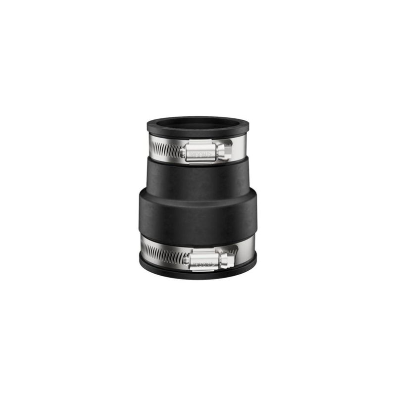 Acoplamiento de tubos de PVC flexible Fernco P1056-150/125 de 38 mm x 32 mm