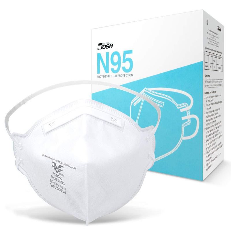 Mascarilla protectora FANGTIAN N95 aprobada por NIOSH paquete de 30