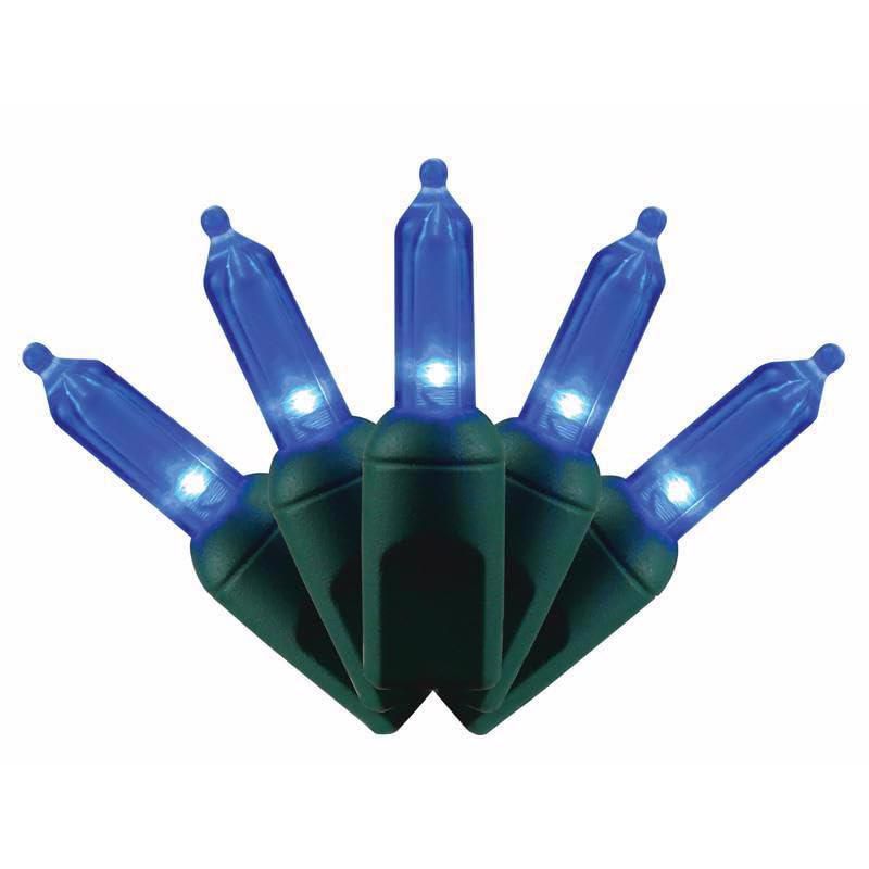 Cadena de luces Celebrations T5 50 LED color azul 78 m