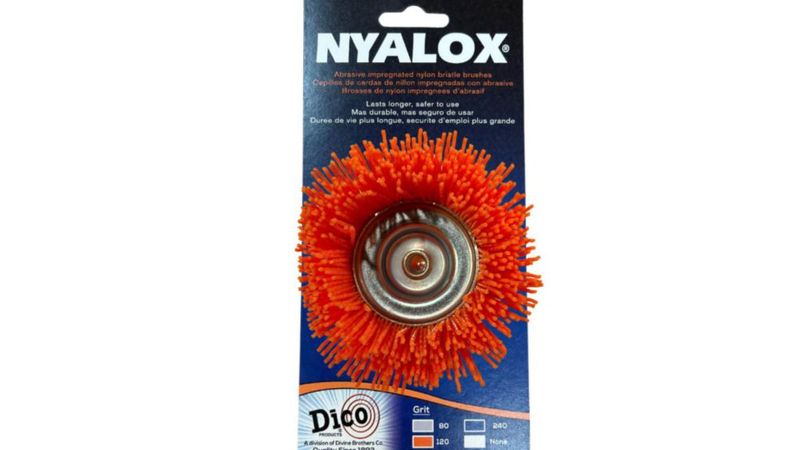 Cepillo abrasivo Dico Nyalox Cup 64 cm naranja grano 120
