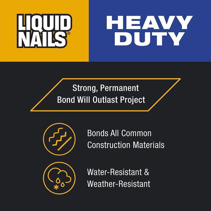 Adhesivo de construcción Liquid Uñas Heavy Duty 828 ml color canela