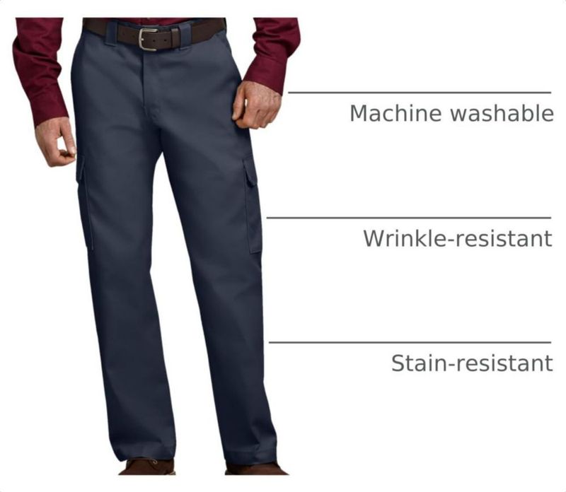 Pantalón cargo Dickies 97 cm azul marino oscuro talla 38 / 30