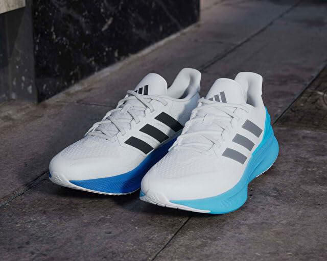 Zapatillas adidas Ultrarun 5 Blanco cristal/Negro/Azul talla 11 (EE. UU.)