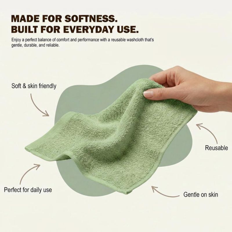 Paños de mano Utopia Towels 30 cm Pack de 12 en verde salvia