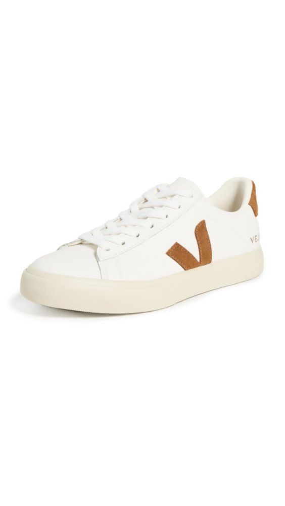 Zapatillas Veja Campo para mujer blanco y cognac talla 6 US