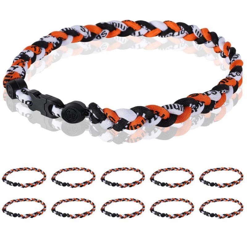 Collar Midtatus 46 cm (12 unidades) Naranja‑Negro‑Blanco