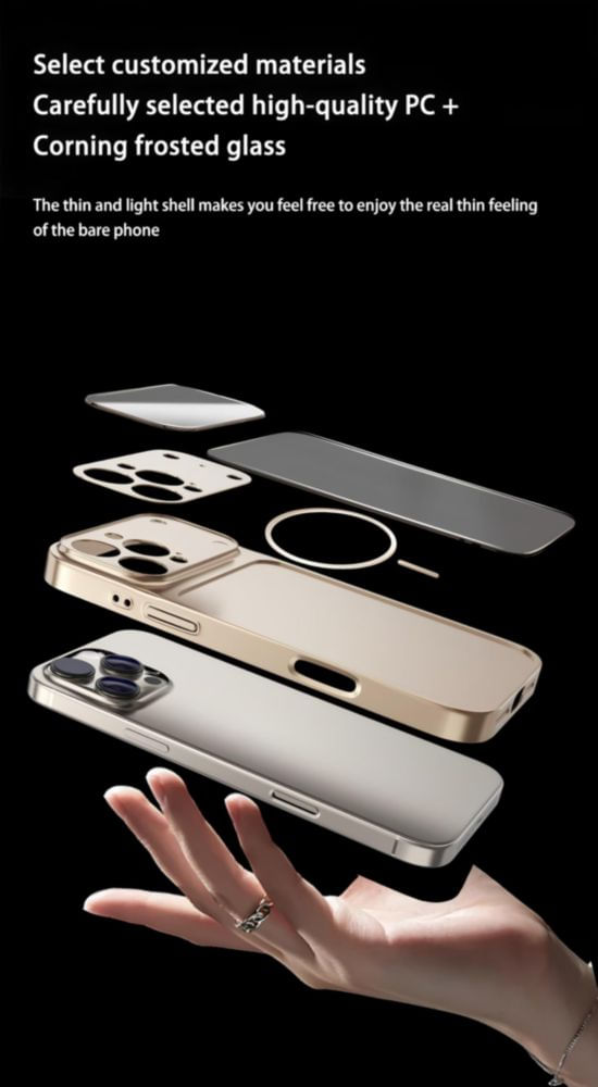 Funda Erlova iPhone 15 Pro Max Plateada Magnética