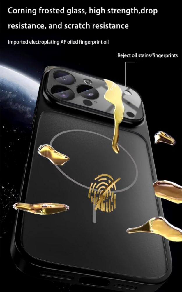 Funda Erlova iPhone 15 Pro Max Plateada Magnética