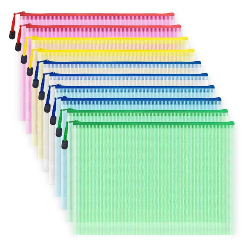 Bolsas de archivo AUSTARK 10 unidades tamaño A4 34x24 cm multicolores