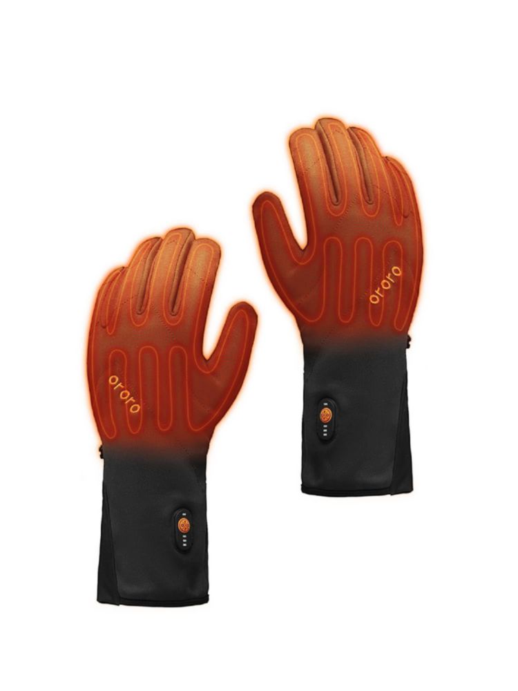 Forro de Guantes ORORO Negro XL Calefactado y Ligero