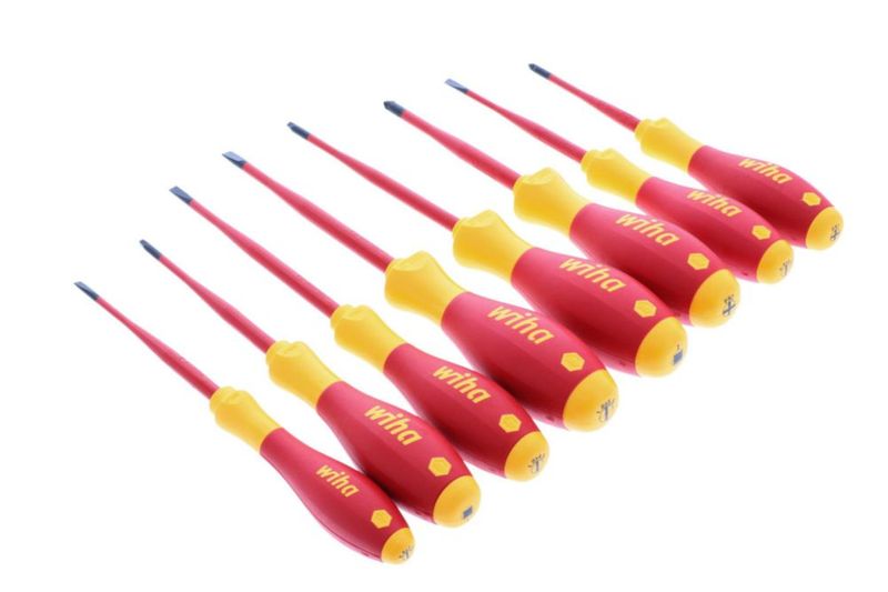 Juego de Destornilladores Aislados SlimLine Wiha 32197 – 8 Piezas