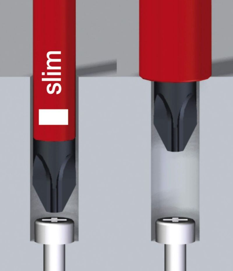 Juego de Destornilladores Aislados SlimLine Wiha 32197 – 8 Piezas