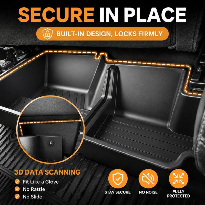 CADDY Abystar Caja de Almacenamiento bajo el Asiento para Ram 1500 2019‑2026