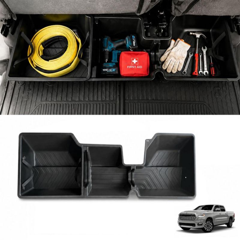 CADDY Abystar Caja de Almacenamiento bajo el Asiento para Ram 1500 2019‑2026