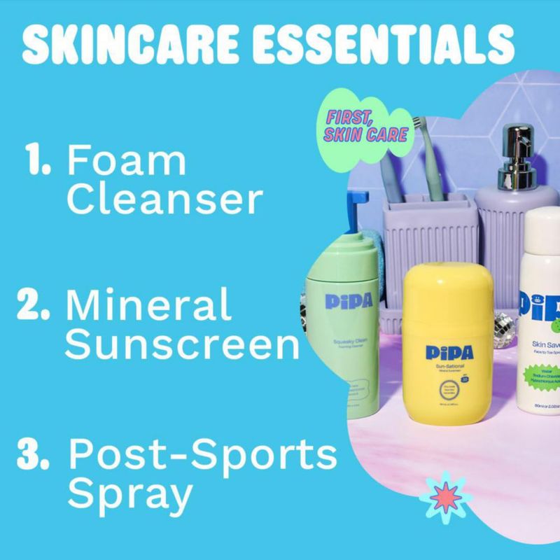 Set Infantil Pipa – Limpiador Protector Solar SPF 30 y Spray