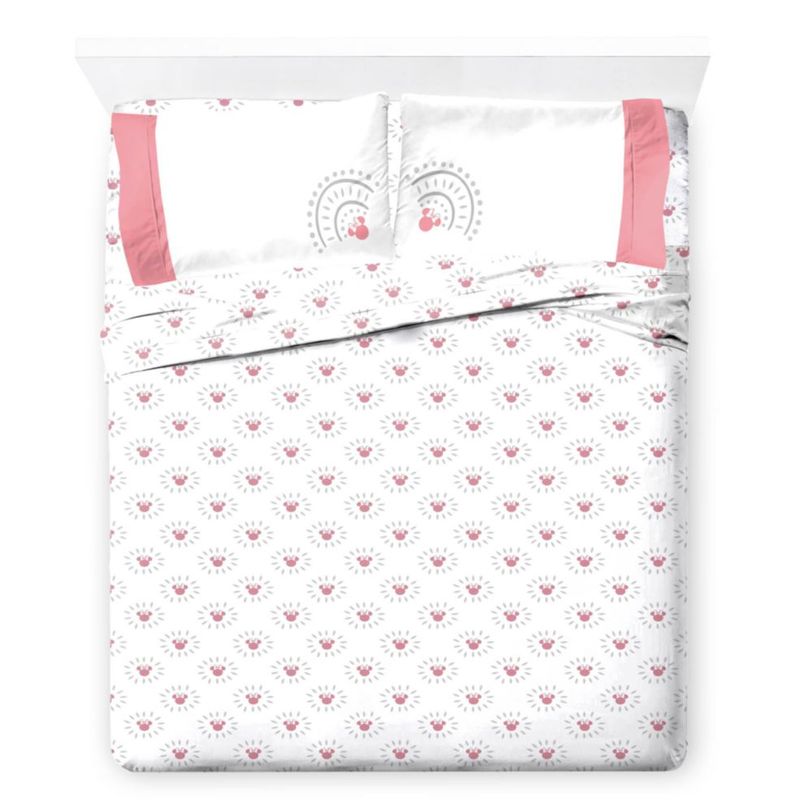 Juego de ropa de cama Queen 7 piezas Jay Franco Minnie Mouse gris