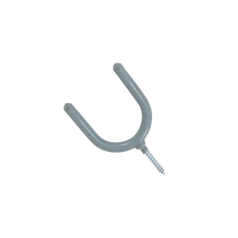 Gancho de almacenamiento Crawford 10 cm gris acero paquete de 2 01 kg