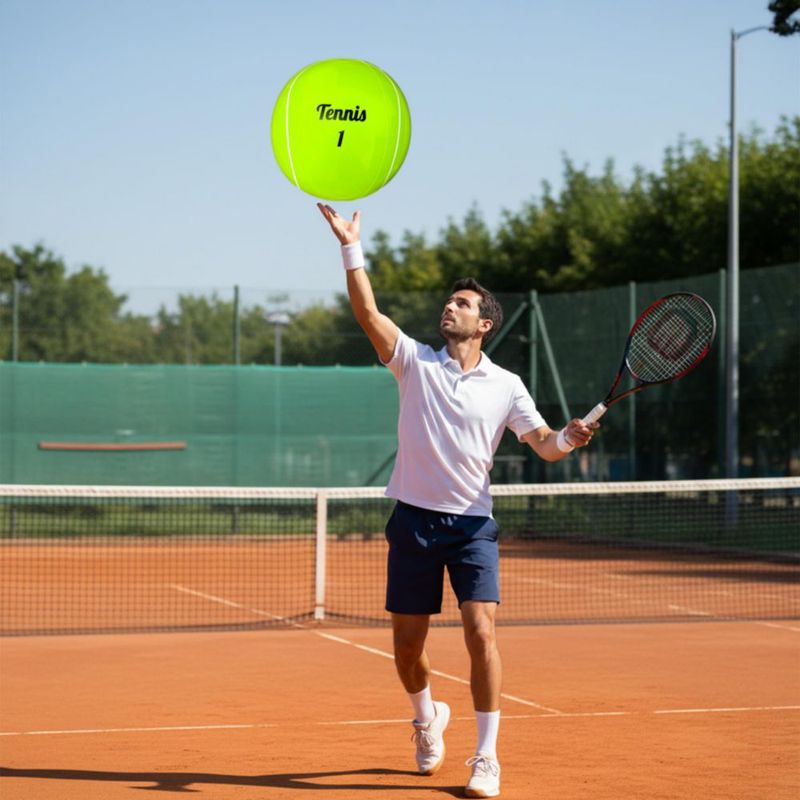 Pelota de Tenis Inflable Verde de 38 cm (15 pulg.) – Vaulted Skulls & Co