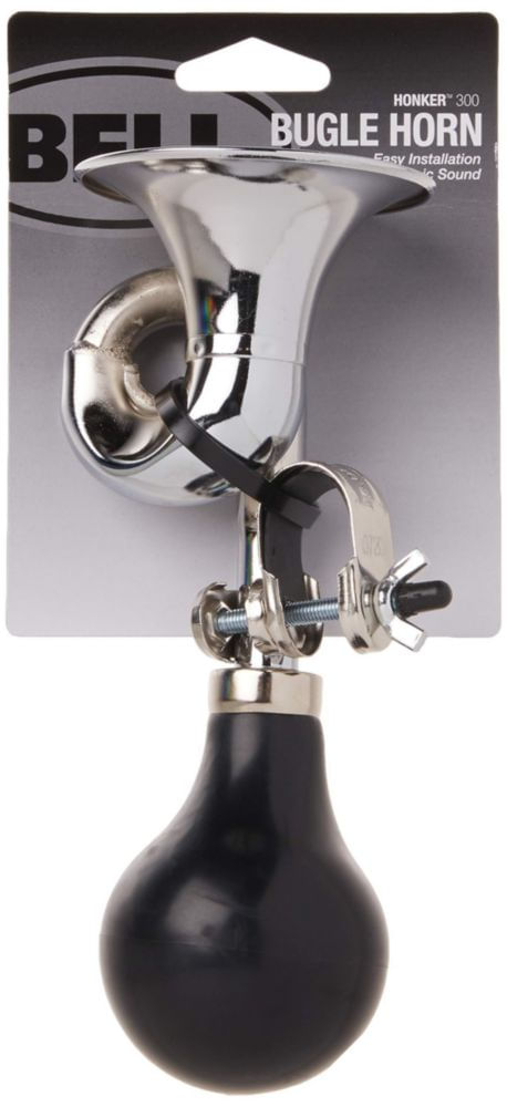 Bocina de vehículo Bell Honker 300 plateada de estilo retro