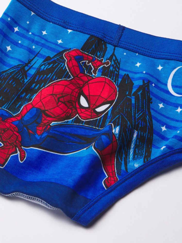 Calzoncillos Spider-Man talla 4 de algodón con múltiples estampados