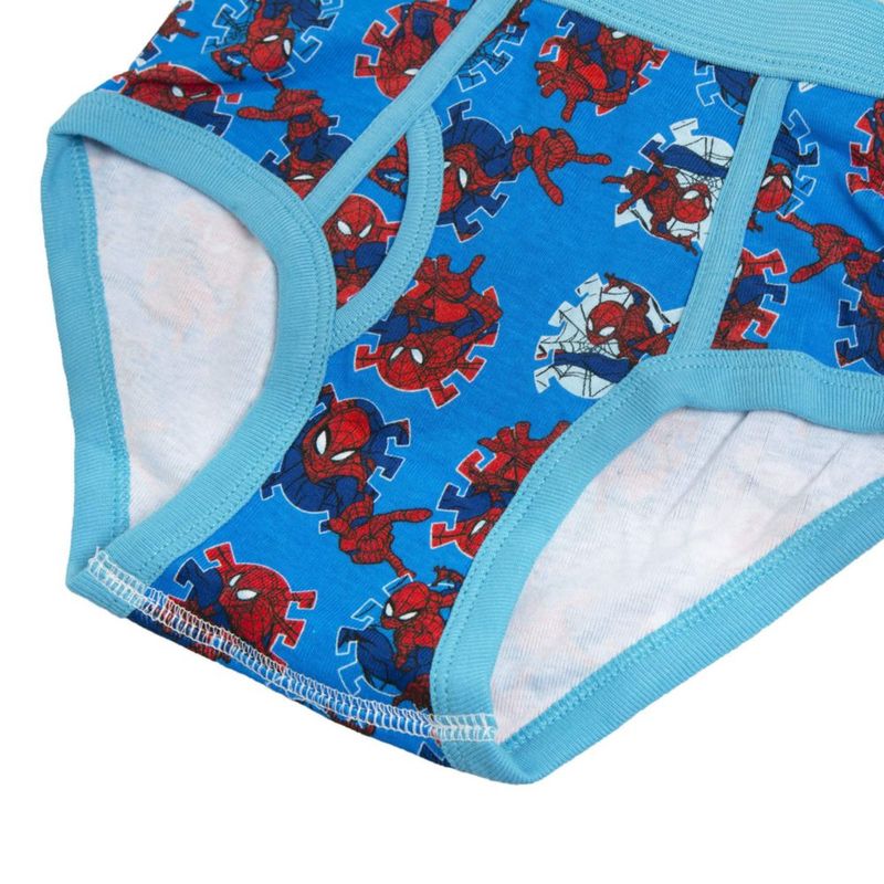 Calzoncillos Spider-Man talla 4 de algodón con múltiples estampados