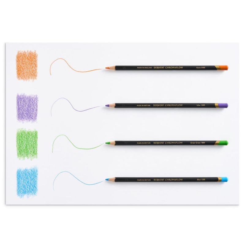 Lápices de colores Derwent 72 unidades 4 mm textura lisa