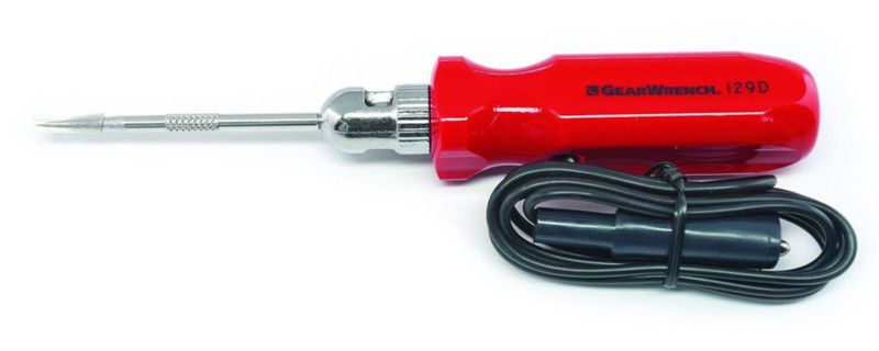 Comprobador de circuitos GEARWRENCH 129D 6V-12V de baja tensión rojo
