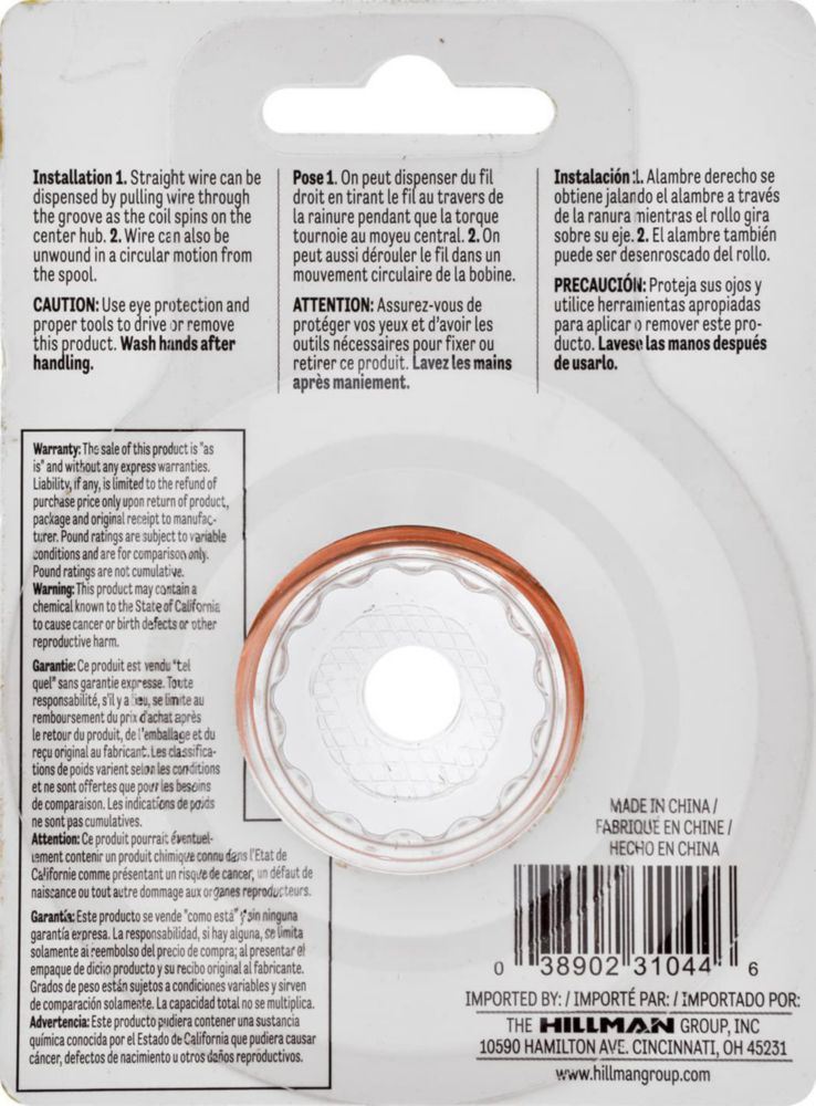 Cable de cobre Wire Hillman calibre 18 75 m resistente a la corrosión