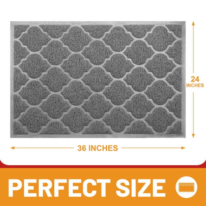 Alfombra Cosyearn 61x91 cm Gris para interior y exterior