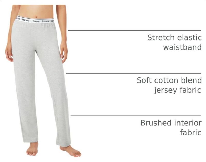 PANTALONES Hanes Originals de Pierna Recta y Confort
