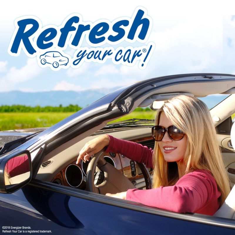 Ambientador para coche Refresca tu coche juego de 4 unidades de doble aroma