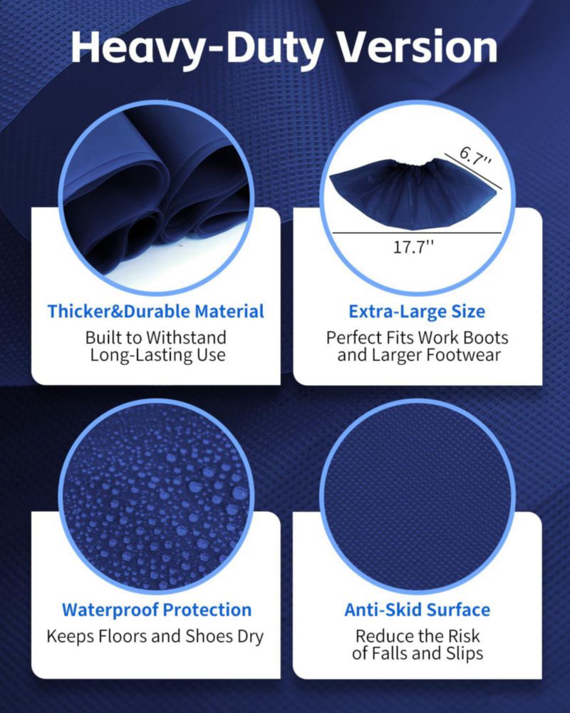 Cubrezapatos Buself 17 cm Impermeables - Pack de 100