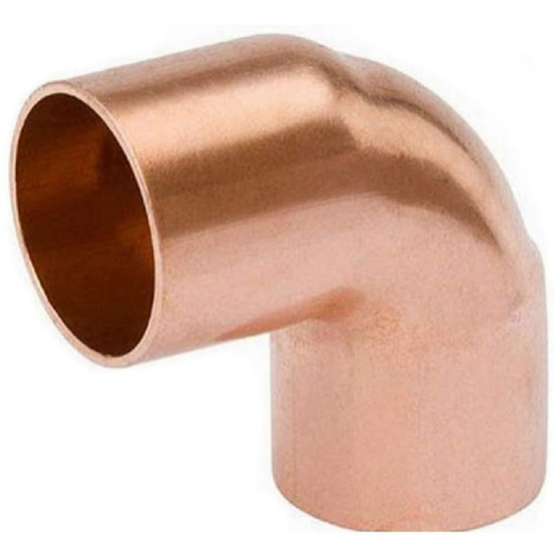 Codo de 90° Mueller Streamline 1/2" de cobre Wrot