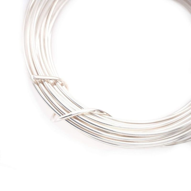Alambre de Plata de Ley 925 calibre 20 15 m