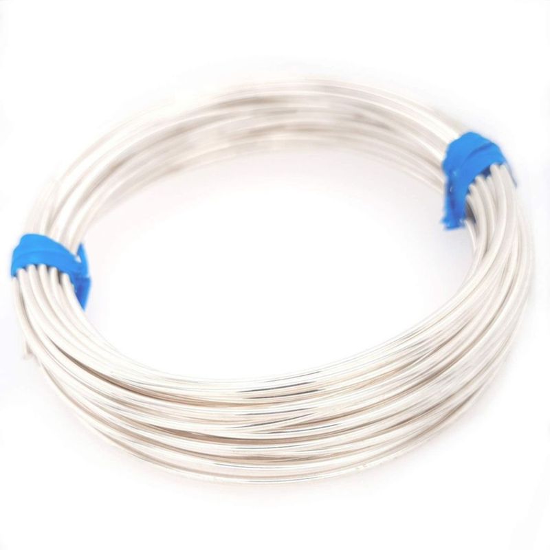 Alambre de Plata de Ley 925 calibre 20 15 m