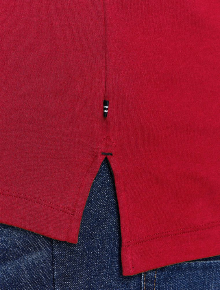 Camisa Polo Nautica Rojo Talla M EE. UU. Corte Clásico