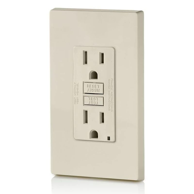 Toma eléctrica Leviton Smartlockpro GFCI 15A 125V Almond