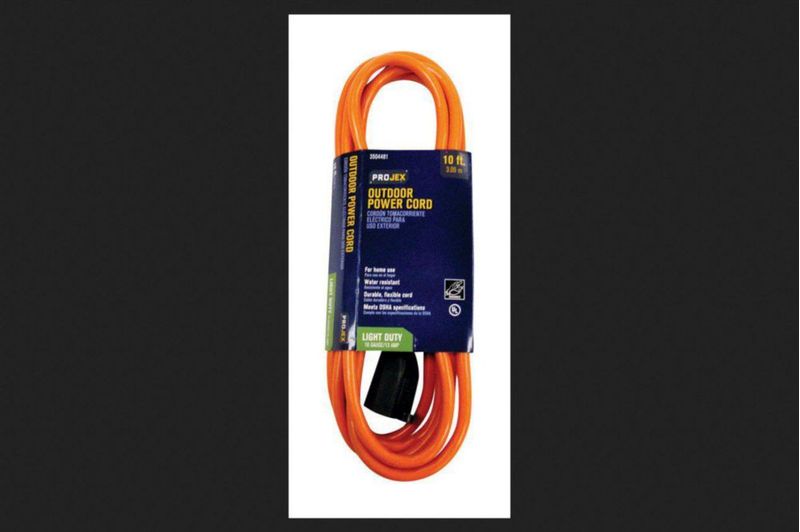 Cable de alimentación PROJEX 3 m naranja para interior y exterior 16/3 SJTW