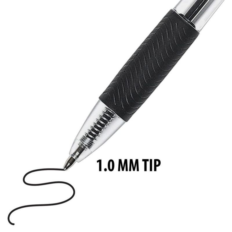 Bolígrafos de bola Inc. 75 unidades punta media 1.0 mm tinta negra