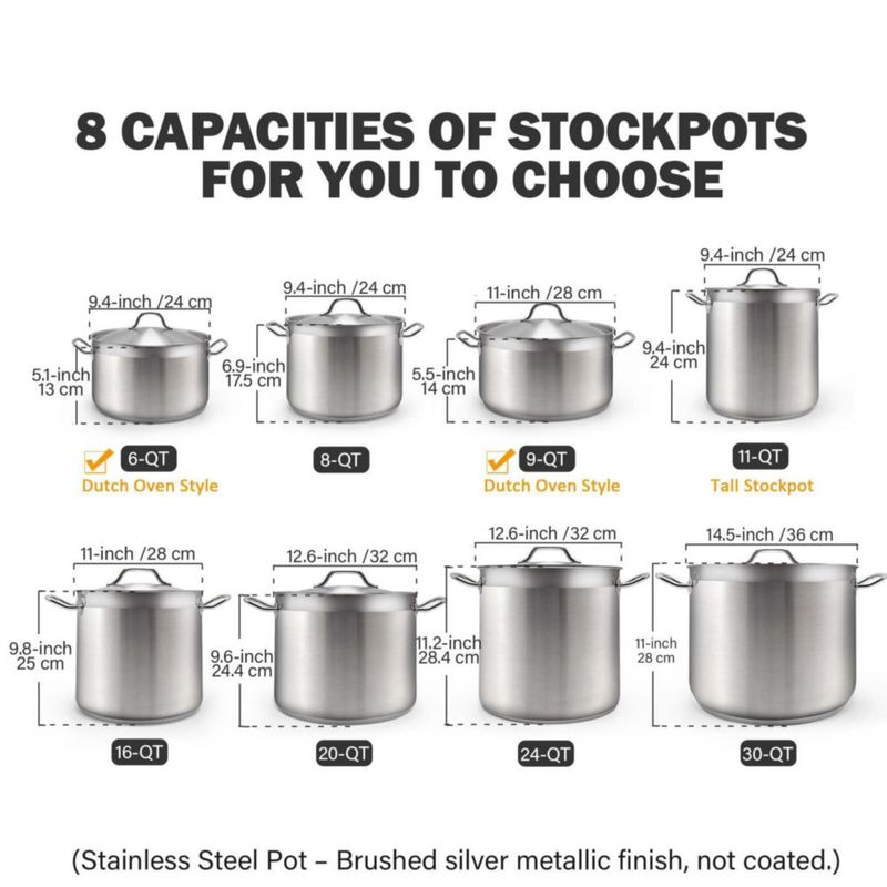 Olla de Caldo Cooks Standard 23 L Acero Inoxidable